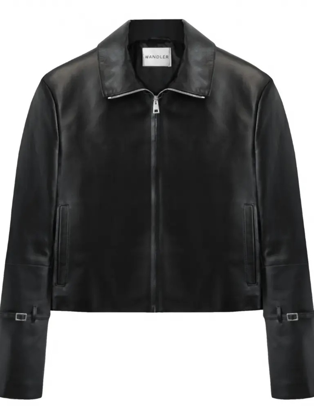 Wandler Electra Black Leather Jacket